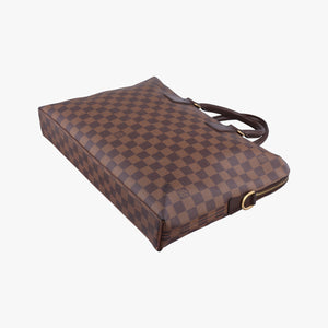 Secondhand Louis Vuitton Porte-Documents Jour EBENE Damier Canvas N42242 handbag | stylenewstar