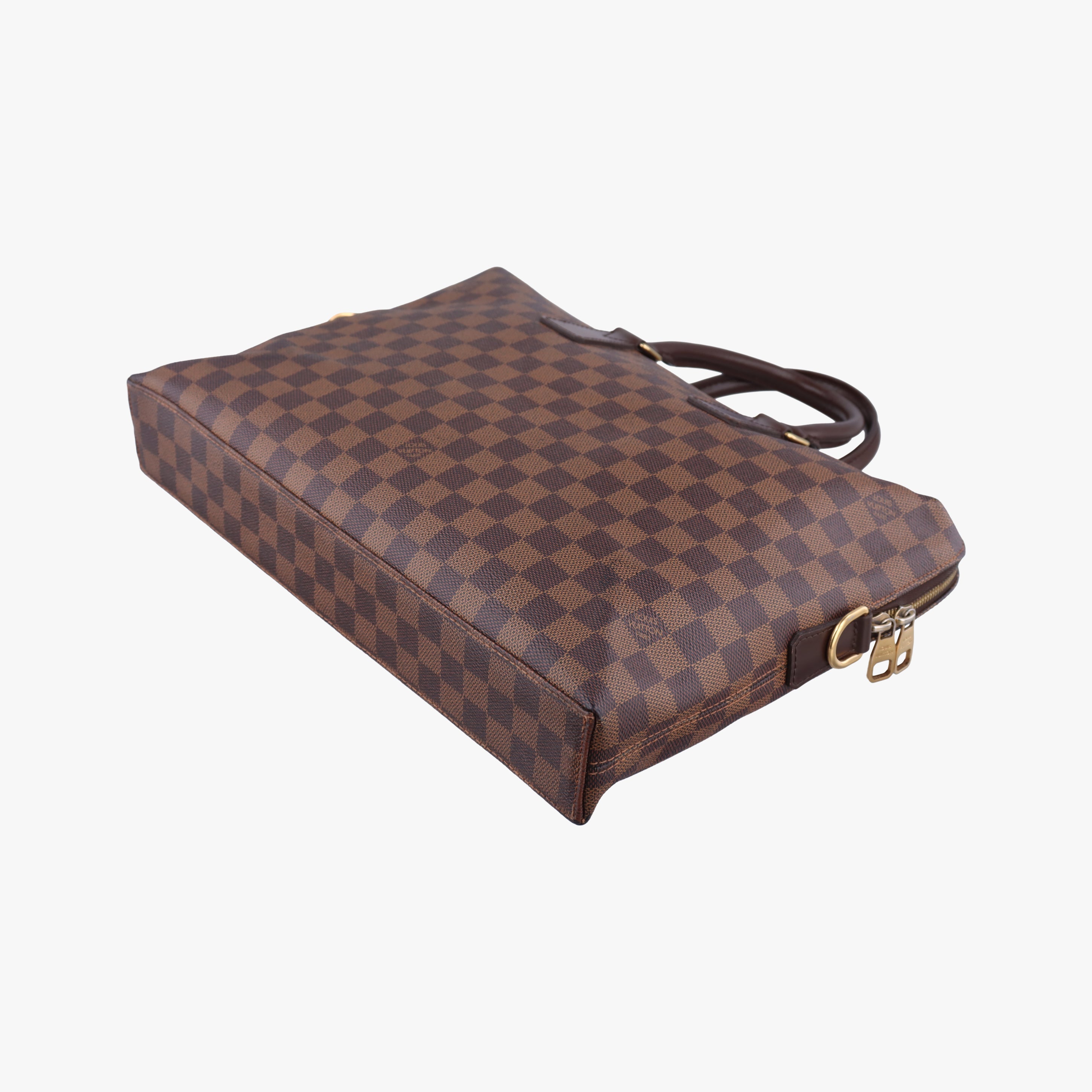 Secondhand Louis Vuitton Porte-Documents Jour EBENE Damier Canvas N42242 handbag | stylenewstar