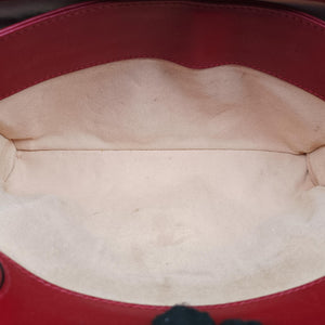 Pre-owned Gucci Ophidia Navy×red Suede x leather 503877 shoulderbag | stylenewstar