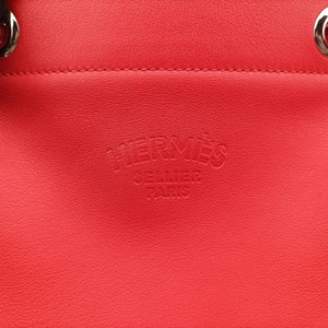 Pre-owned Hermes Sac Aline mini Red lambskin  shoulderbag | stylenewstar