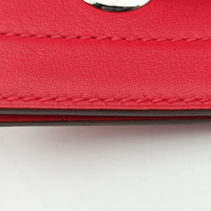 Pre-owned Hermes Sac Aline mini Red lambskin  shoulderbag | stylenewstar