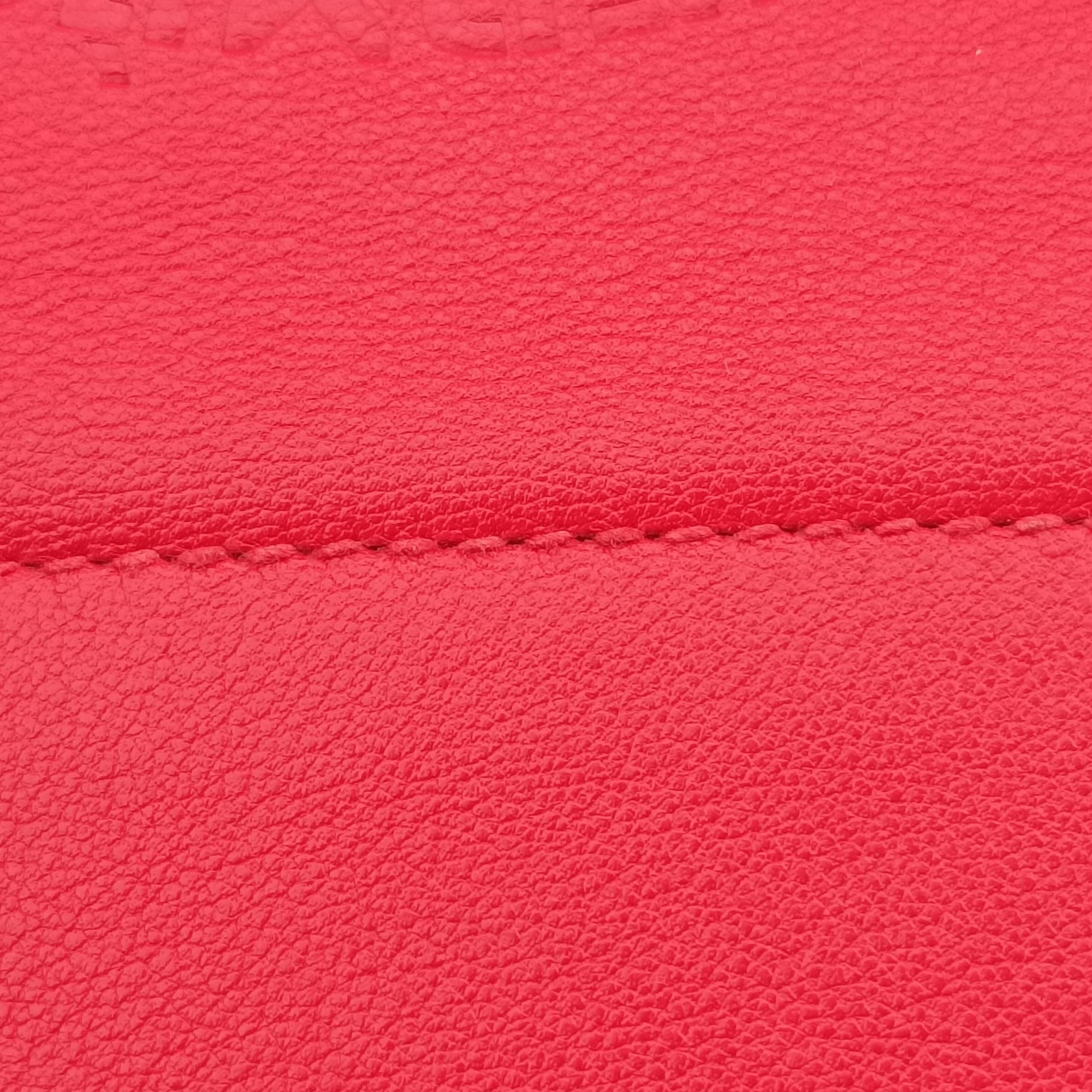 Pre-owned Hermes Sac Aline mini Red lambskin  shoulderbag | stylenewstar