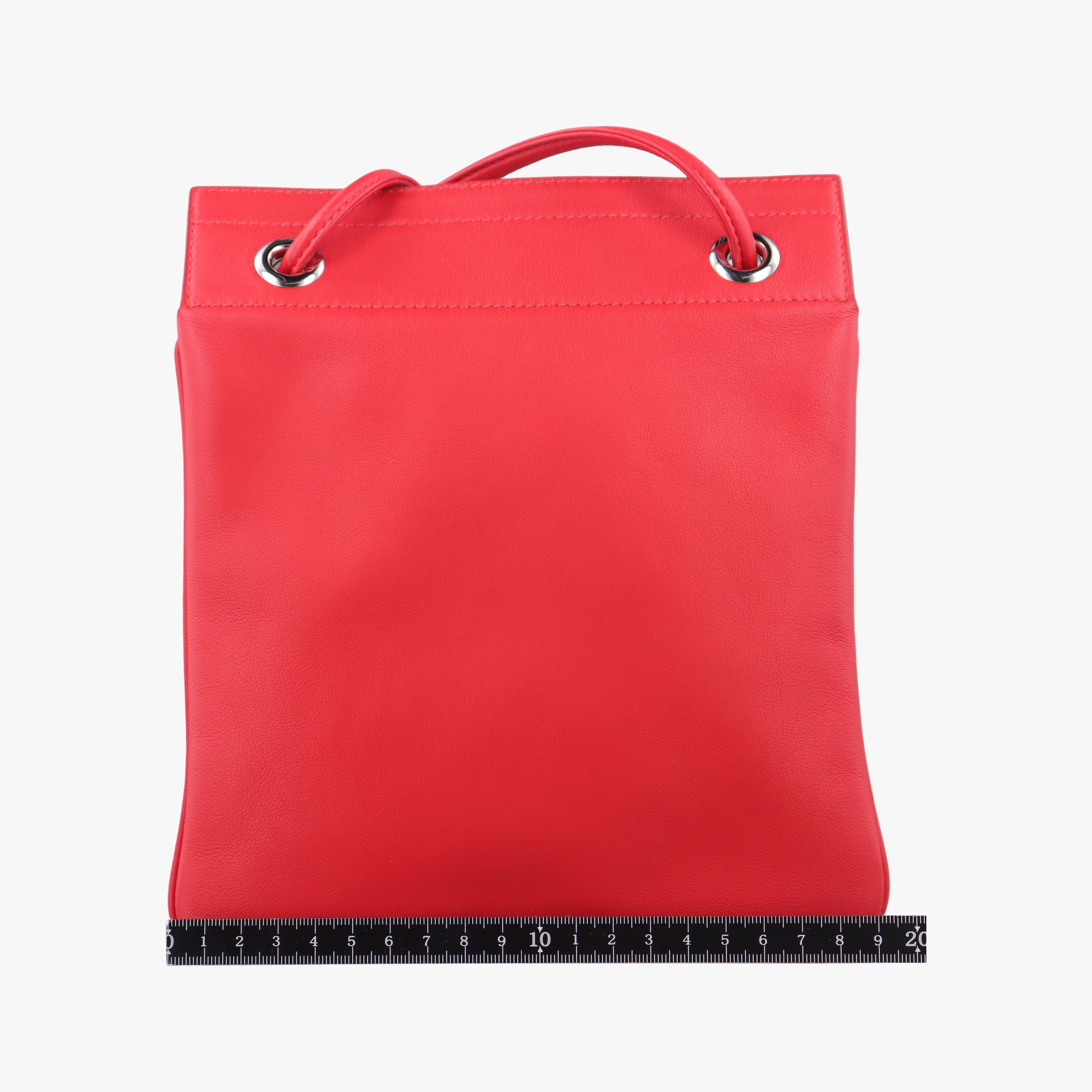 Pre-owned Hermes Sac Aline mini Red lambskin  shoulderbag | stylenewstar