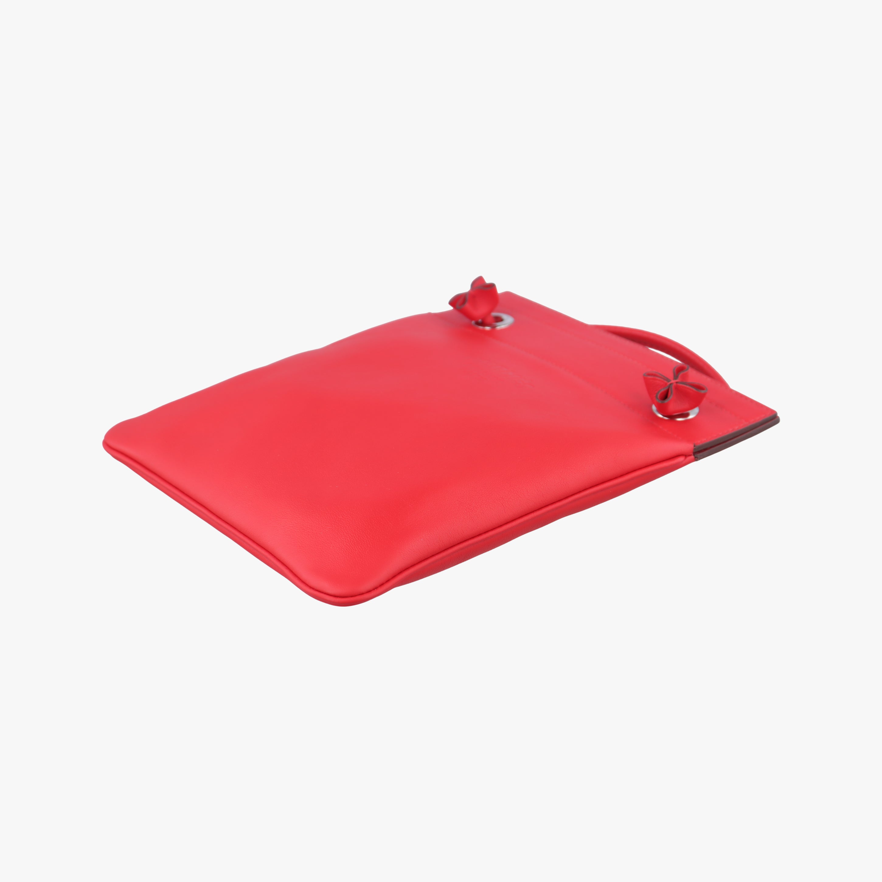 Pre-owned Hermes Sac Aline mini Red lambskin  shoulderbag | stylenewstar