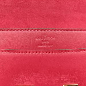 Pre-owned Louis Vuitton Pochette Louise GM Red leather M94647 shoulderbag | stylenewstar