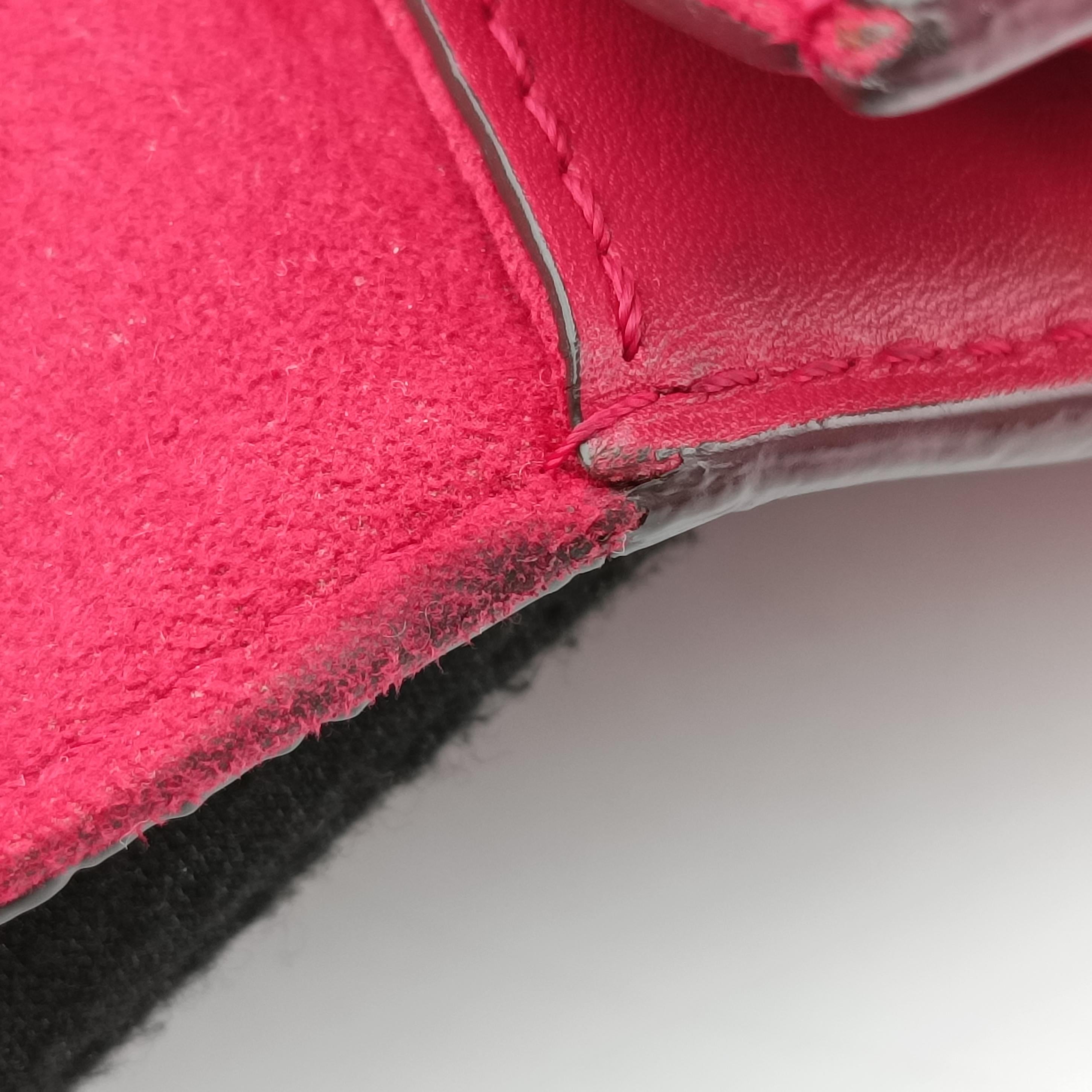 Pre-owned Louis Vuitton Pochette Louise GM Red leather M94647 shoulderbag | stylenewstar