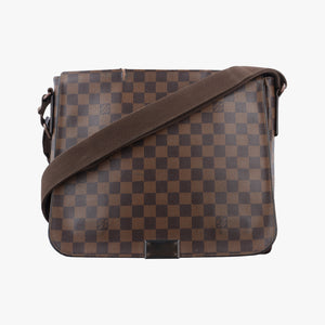 Secondhand Louis Vuitton DISTRICT MM EBENE Damier Canvas N41212 shoulderbag | stylenewstar