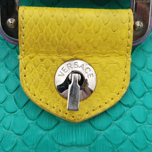 Pre-owned VERSACE Palazzo Empire Multicolour snakeskin  shoulderbag | stylenewstar