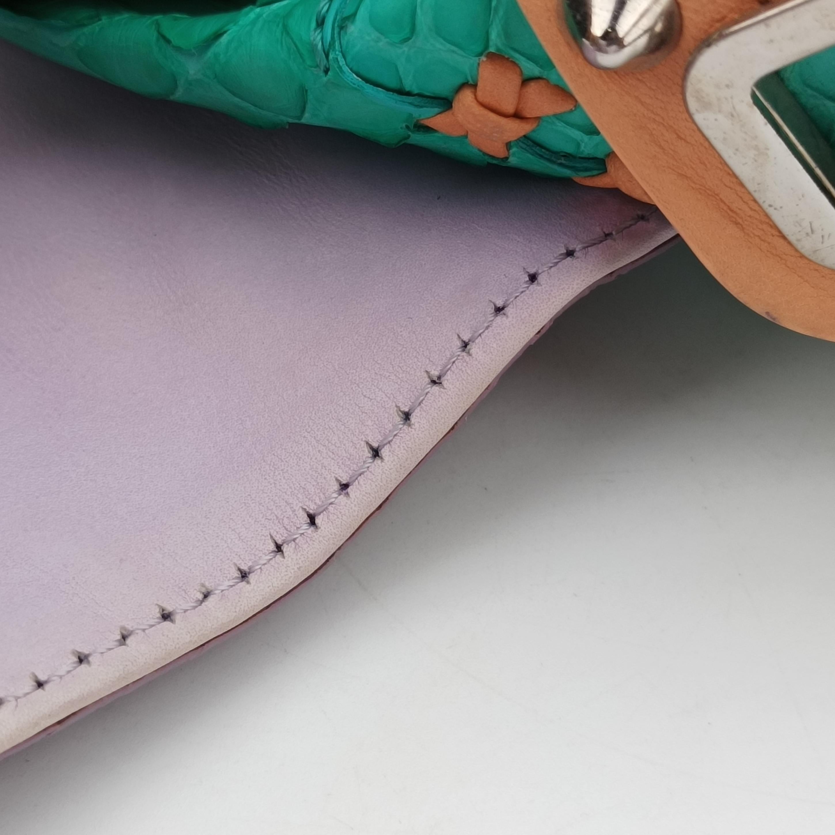 Pre-owned VERSACE Palazzo Empire Multicolour snakeskin  shoulderbag | stylenewstar