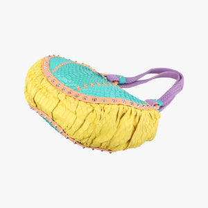 Pre-owned VERSACE Palazzo Empire Multicolour snakeskin  shoulderbag | stylenewstar