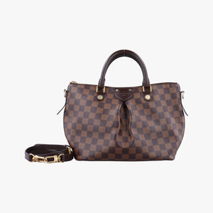 Pre-owned Louis Vuitton Sienna PM EBENE Damier Canvas N41545 shoulderbag | stylenewstar