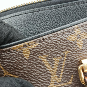 Pre-owned Louis Vuitton PALLAS Monogram/Brown Series × Noir Monogram Canvas M41064 shoulderbag | stylenewstar