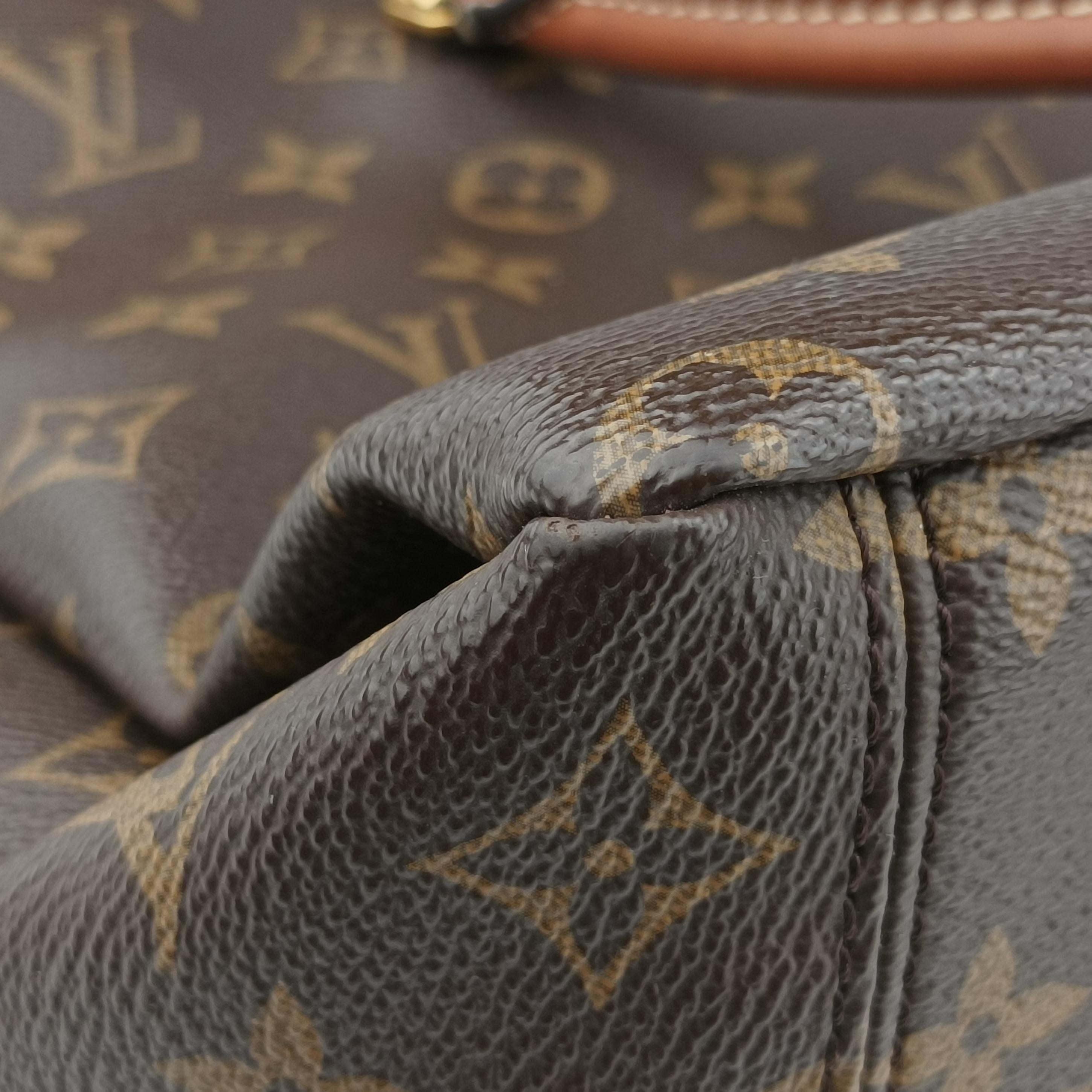 Pre-owned Louis Vuitton PALLAS Monogram/Brown Series × Noir Monogram Canvas M41064 shoulderbag | stylenewstar