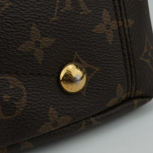 Pre-owned Louis Vuitton PALLAS Monogram/Brown Series × Noir Monogram Canvas M41064 shoulderbag | stylenewstar