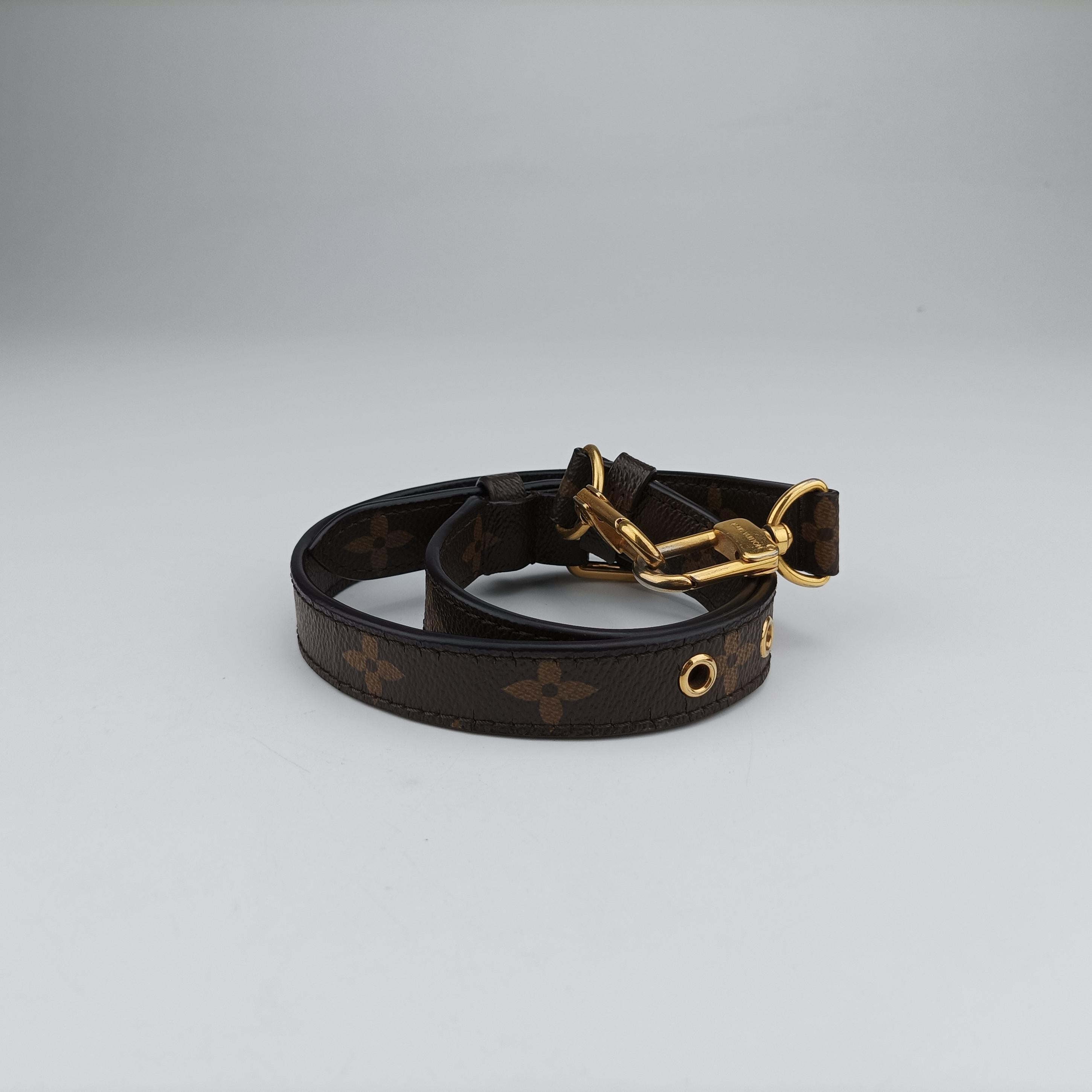 Pre-owned Louis Vuitton PALLAS Monogram/Brown Series × Noir Monogram Canvas M41064 shoulderbag | stylenewstar