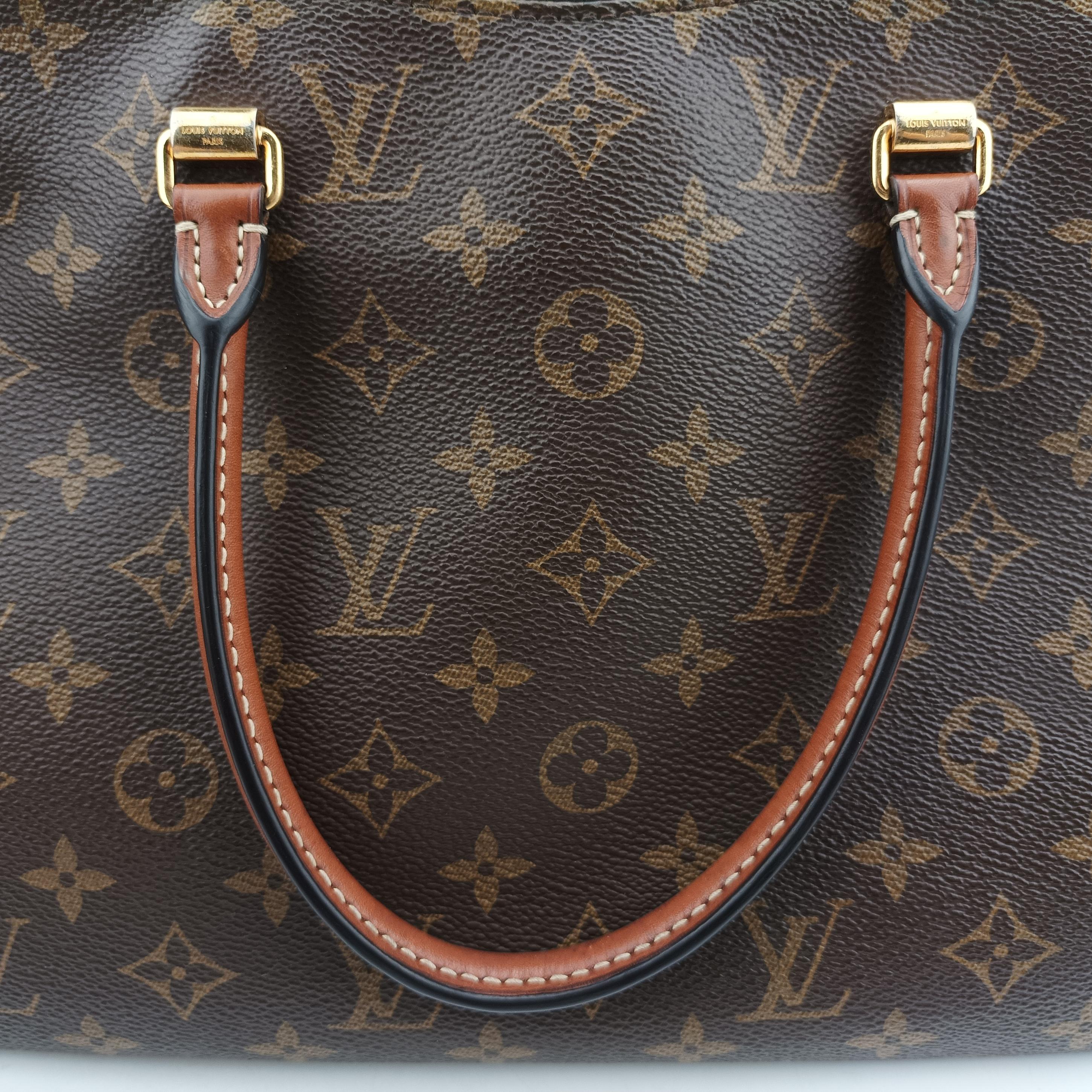 Pre-owned Louis Vuitton PALLAS Monogram/Brown Series × Noir Monogram Canvas M41064 shoulderbag | stylenewstar