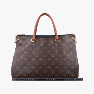 Pre-owned Louis Vuitton PALLAS Monogram/Brown Series × Noir Monogram Canvas M41064 shoulderbag | stylenewstar