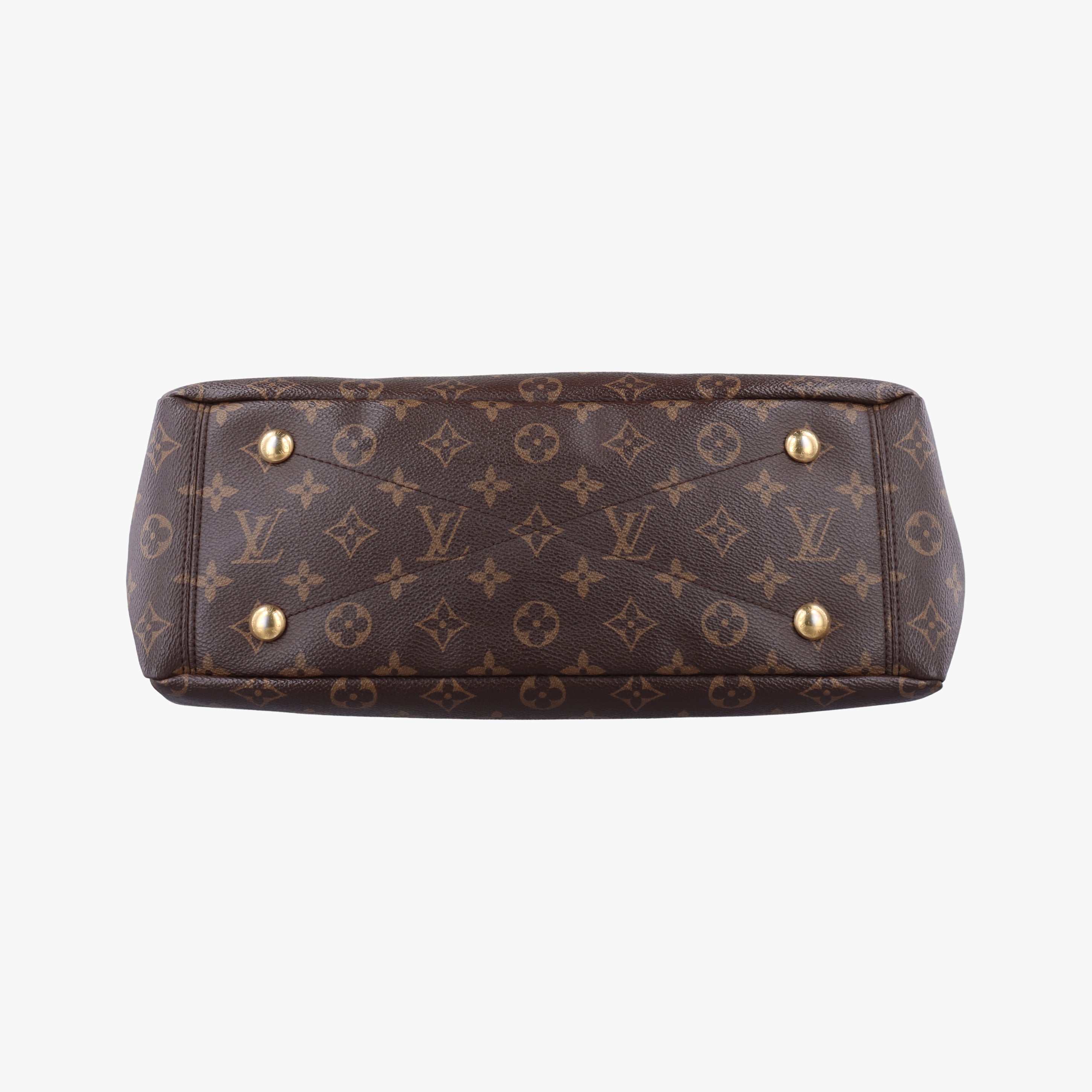 Pre-owned Louis Vuitton PALLAS Monogram/Brown Series × Noir Monogram Canvas M41064 shoulderbag | stylenewstar