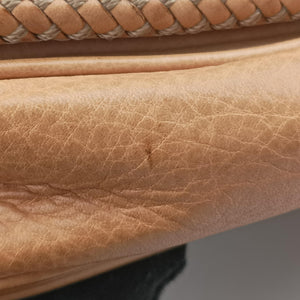 Pre-owned Gucci Marrakech Messenger Brown canvas 257024 shoulderbag | stylenewstar