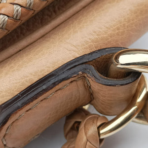 Pre-owned Gucci Marrakech Messenger Brown canvas 257024 shoulderbag | stylenewstar