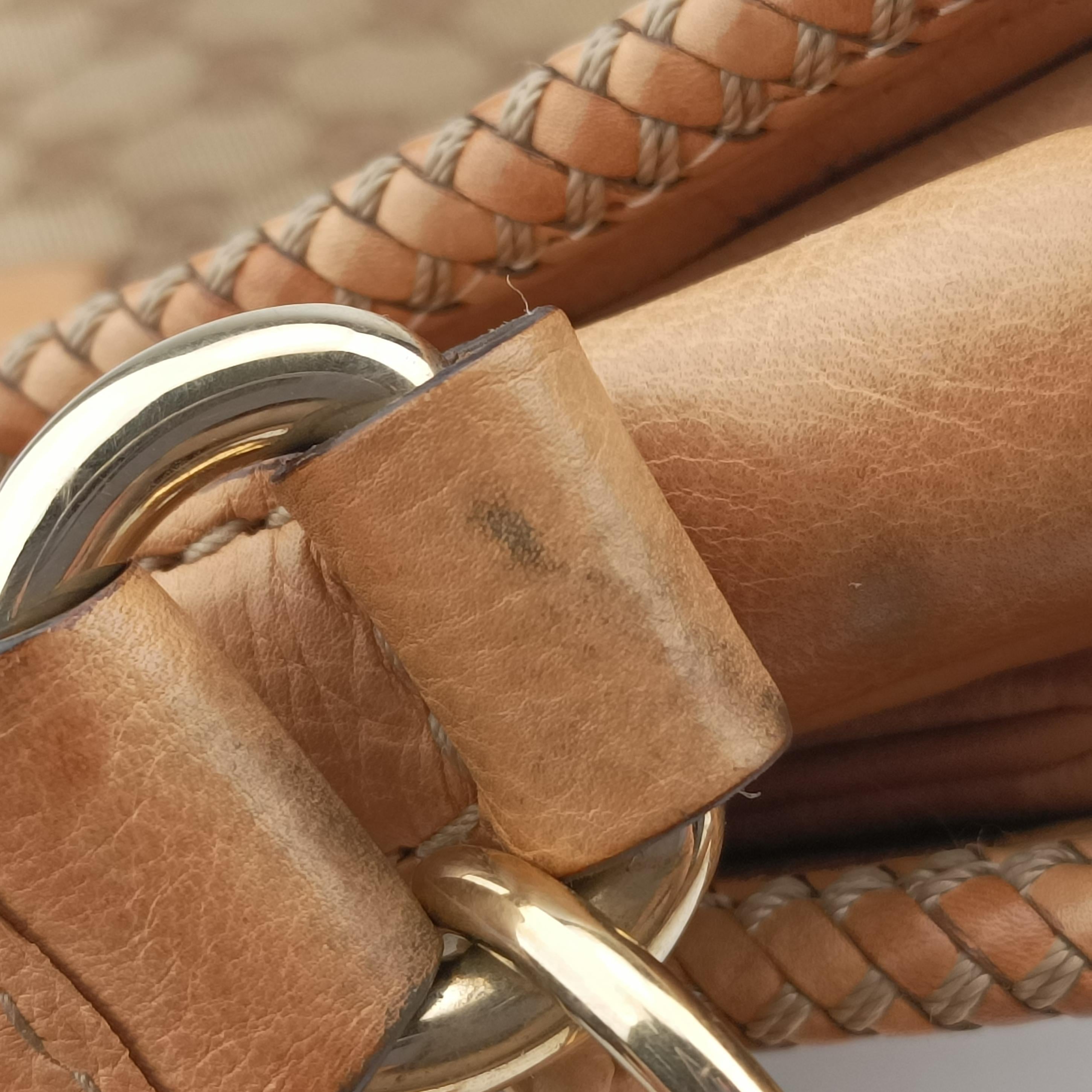 Pre-owned Gucci Marrakech Messenger Brown canvas 257024 shoulderbag | stylenewstar