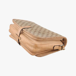 Pre-owned Gucci Marrakech Messenger Brown canvas 257024 shoulderbag | stylenewstar