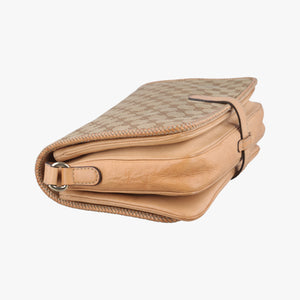 Pre-owned Gucci Marrakech Messenger Brown canvas 257024 shoulderbag | stylenewstar