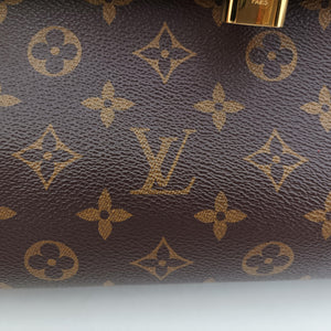 Pre-owned Louis Vuitton Vénus brown×CERISE Monogram Canvas×calf leather M41738 shoulderbag | stylenewstar