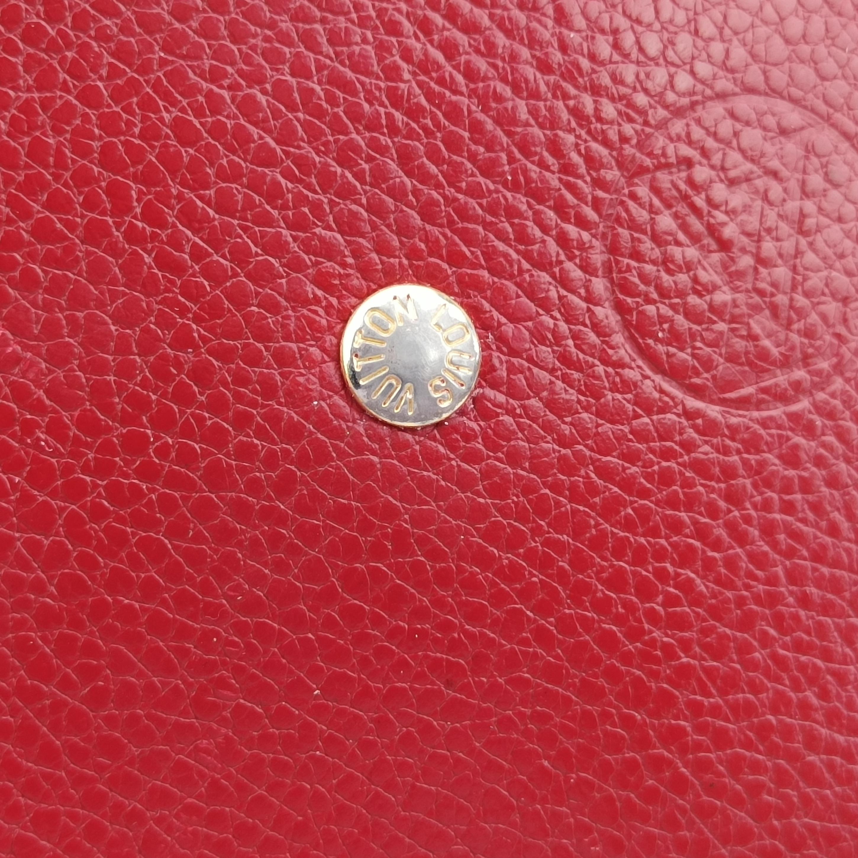 Pre-owned Louis Vuitton Vénus brown×CERISE Monogram Canvas×calf leather M41738 shoulderbag | stylenewstar