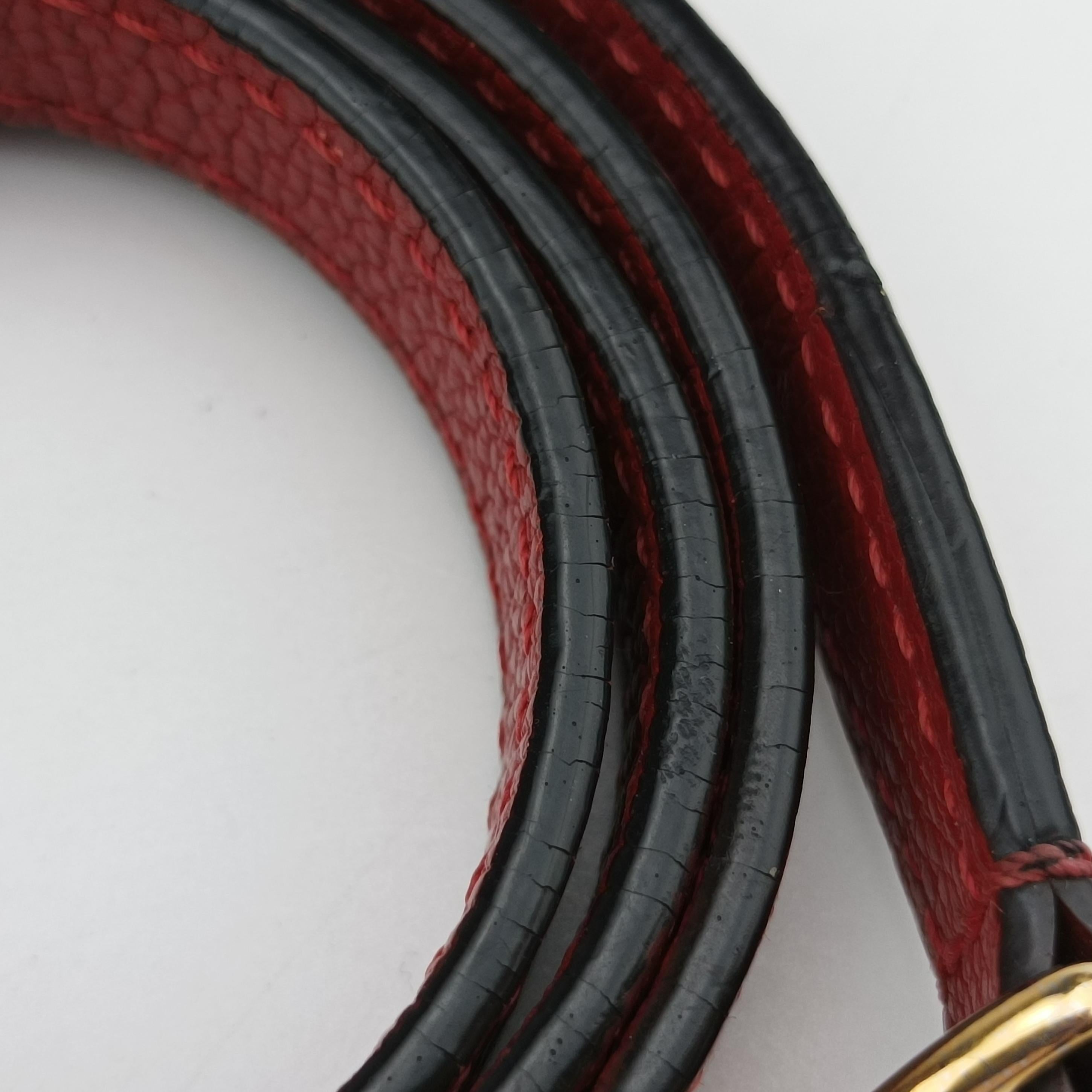 Pre-owned Louis Vuitton Vénus brown×CERISE Monogram Canvas×calf leather M41738 shoulderbag | stylenewstar