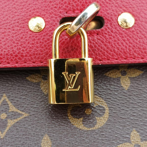 Pre-owned Louis Vuitton Vénus brown×CERISE Monogram Canvas×calf leather M41738 shoulderbag | stylenewstar