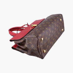Pre-owned Louis Vuitton Vénus brown×CERISE Monogram Canvas×calf leather M41738 shoulderbag | stylenewstar
