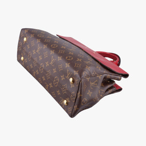 Pre-owned Louis Vuitton Vénus brown×CERISE Monogram Canvas×calf leather M41738 shoulderbag | stylenewstar