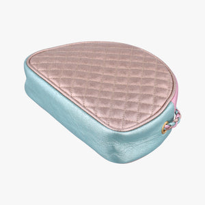 Pre-owned Gucci Laminate pink×blue Leather 534951 shoulderbag | stylenewstar