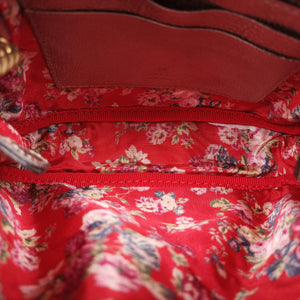 Pre-owned Gucci Laminate pink×blue Leather 534951 shoulderbag | stylenewstar