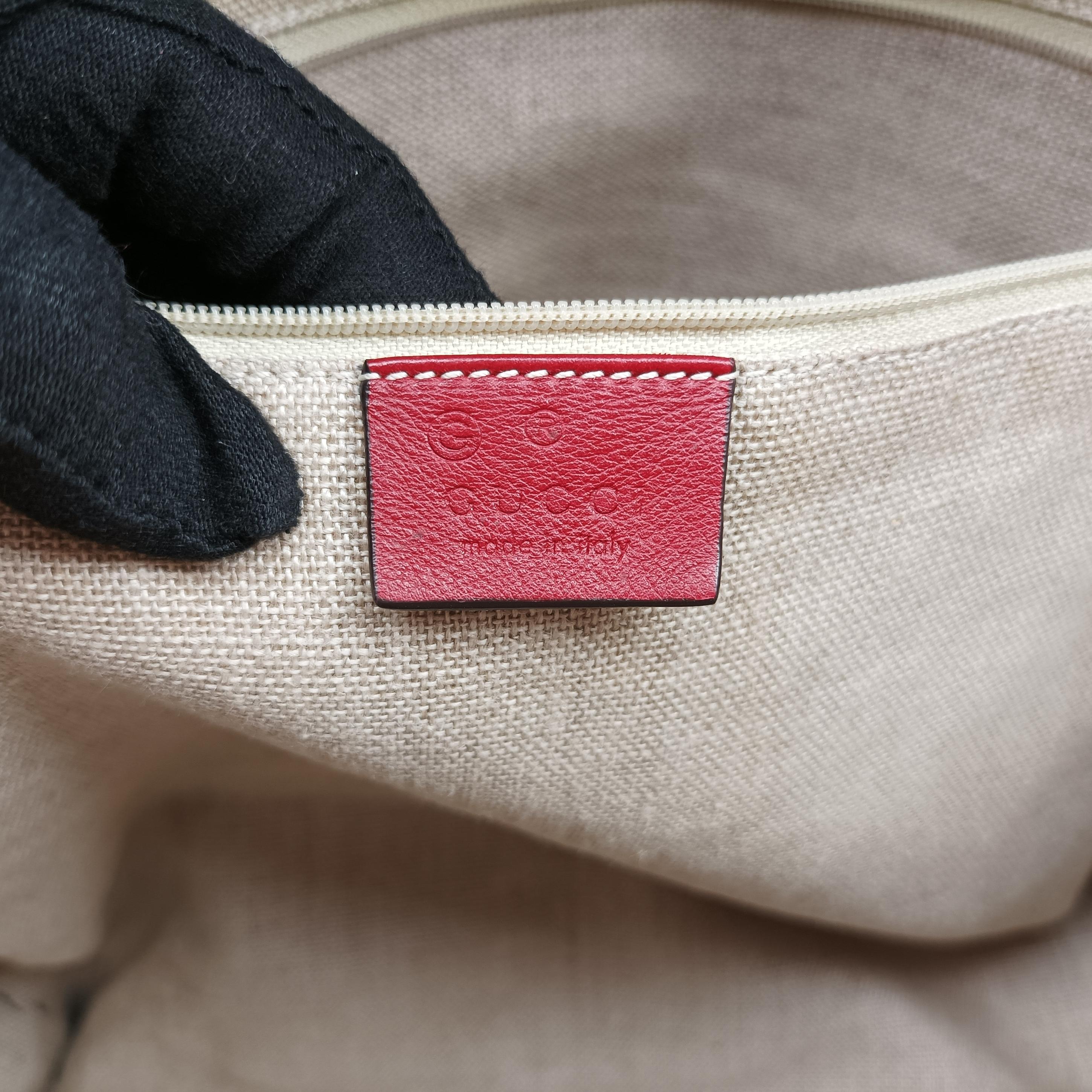 Pre-owned Gucci Microguccissima Red Leather 449655 shoulderbag | stylenewstar