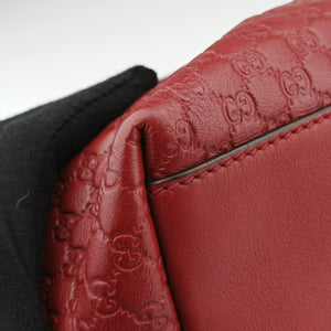 Pre-owned Gucci Microguccissima Red Leather 449655 shoulderbag | stylenewstar