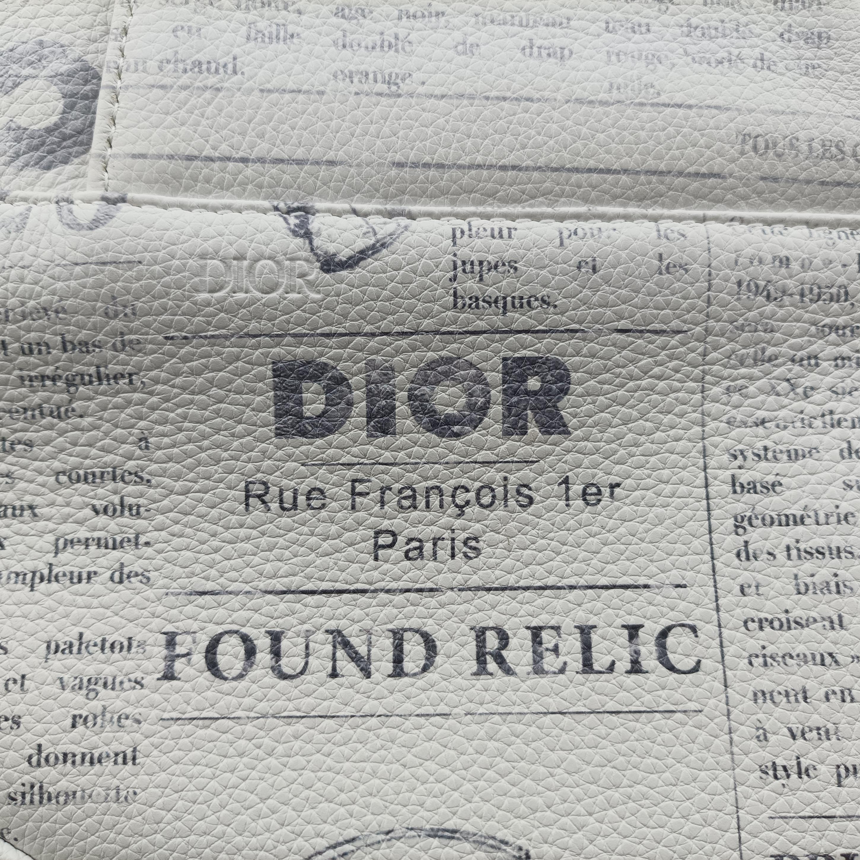 Pre-owned Christian Dior Saddle White Leather  bum bag/waist bag | stylenewstar