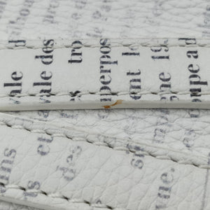 Pre-owned Christian Dior Saddle White Leather  bum bag/waist bag | stylenewstar