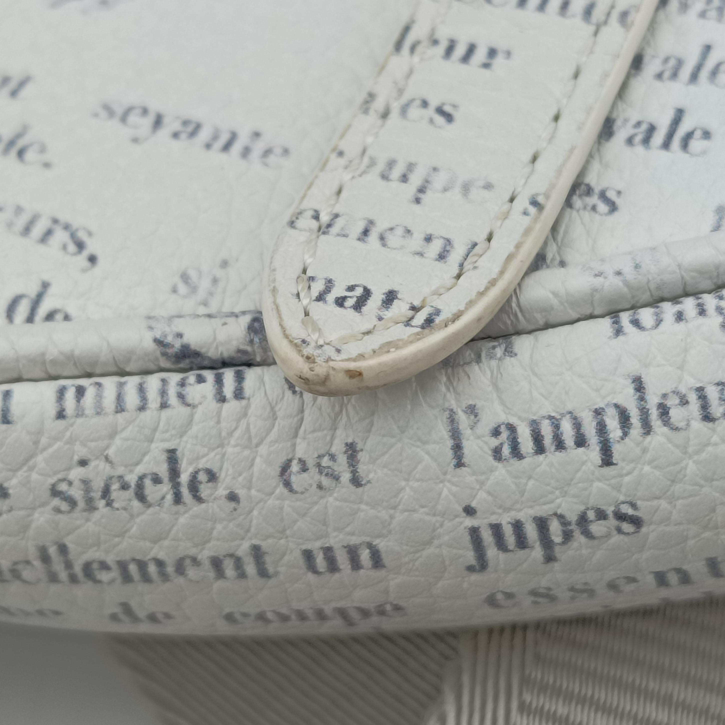 Pre-owned Christian Dior Saddle White Leather  bum bag/waist bag | stylenewstar