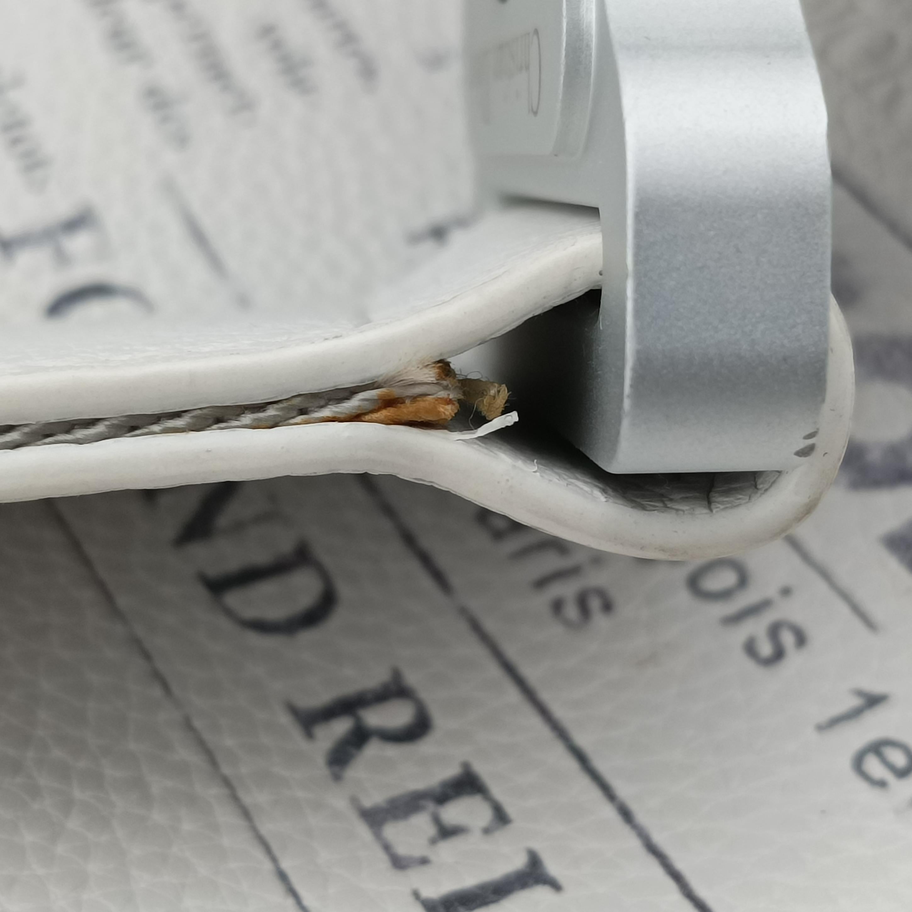 Pre-owned Christian Dior Saddle White Leather  bum bag/waist bag | stylenewstar