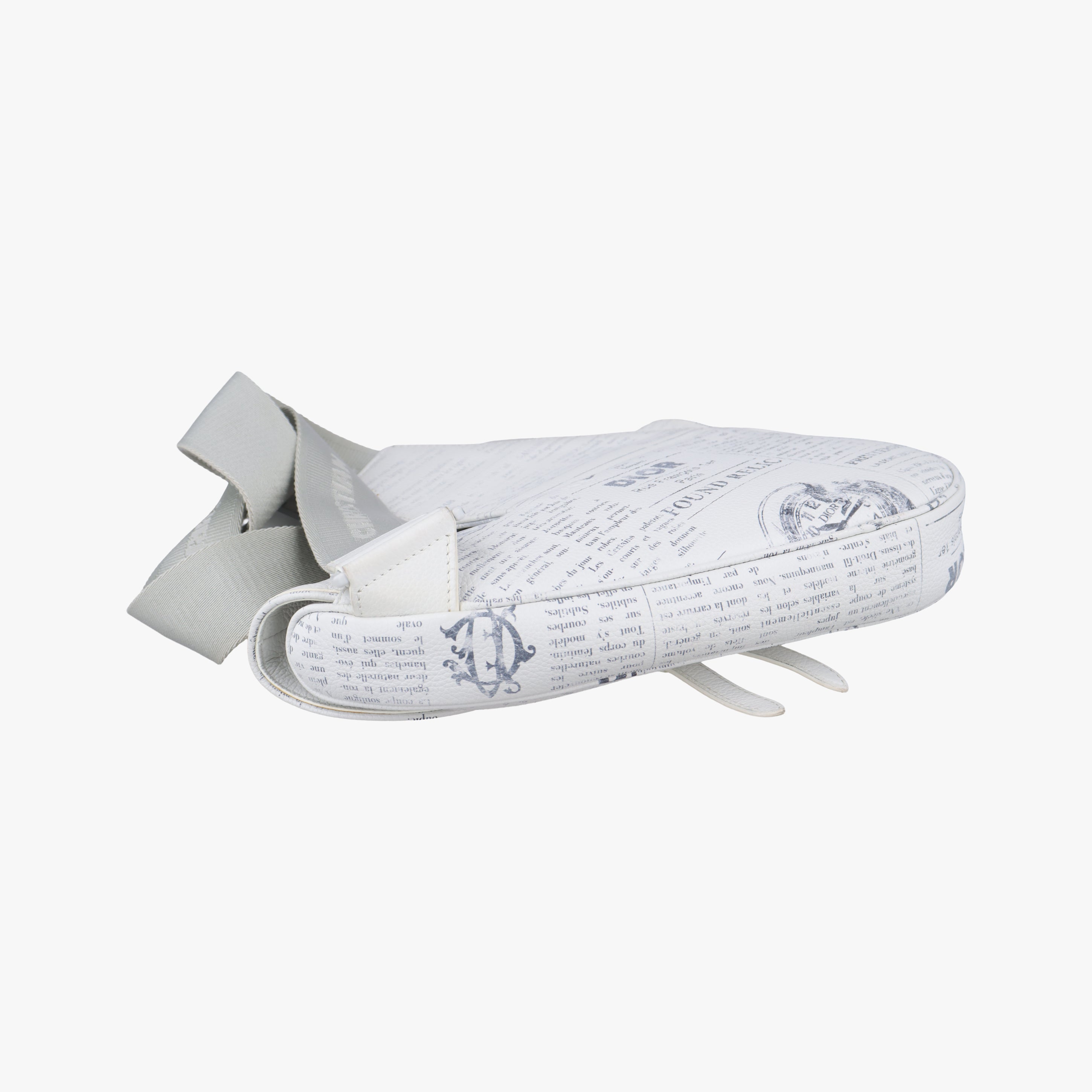 Pre-owned Christian Dior Saddle White Leather  bum bag/waist bag | stylenewstar