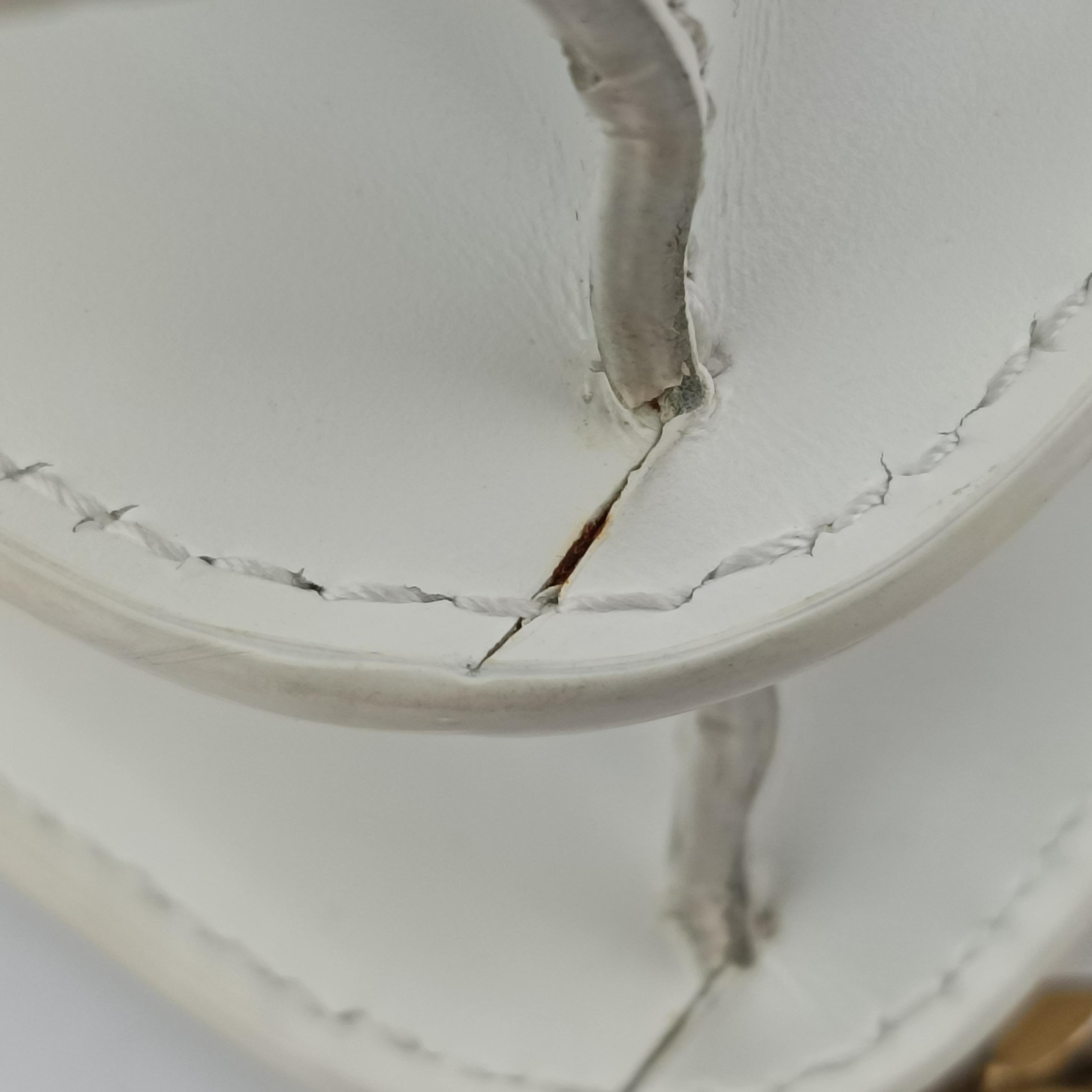 Pre-owned Burberry Monogram Quilted TB Mini Chain White×Green Leather  shoulderbag | stylenewstar