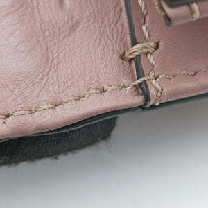 Pre-owned Valentino Rockstud Glam Lock Pink Leather  shoulderbag | stylenewstar