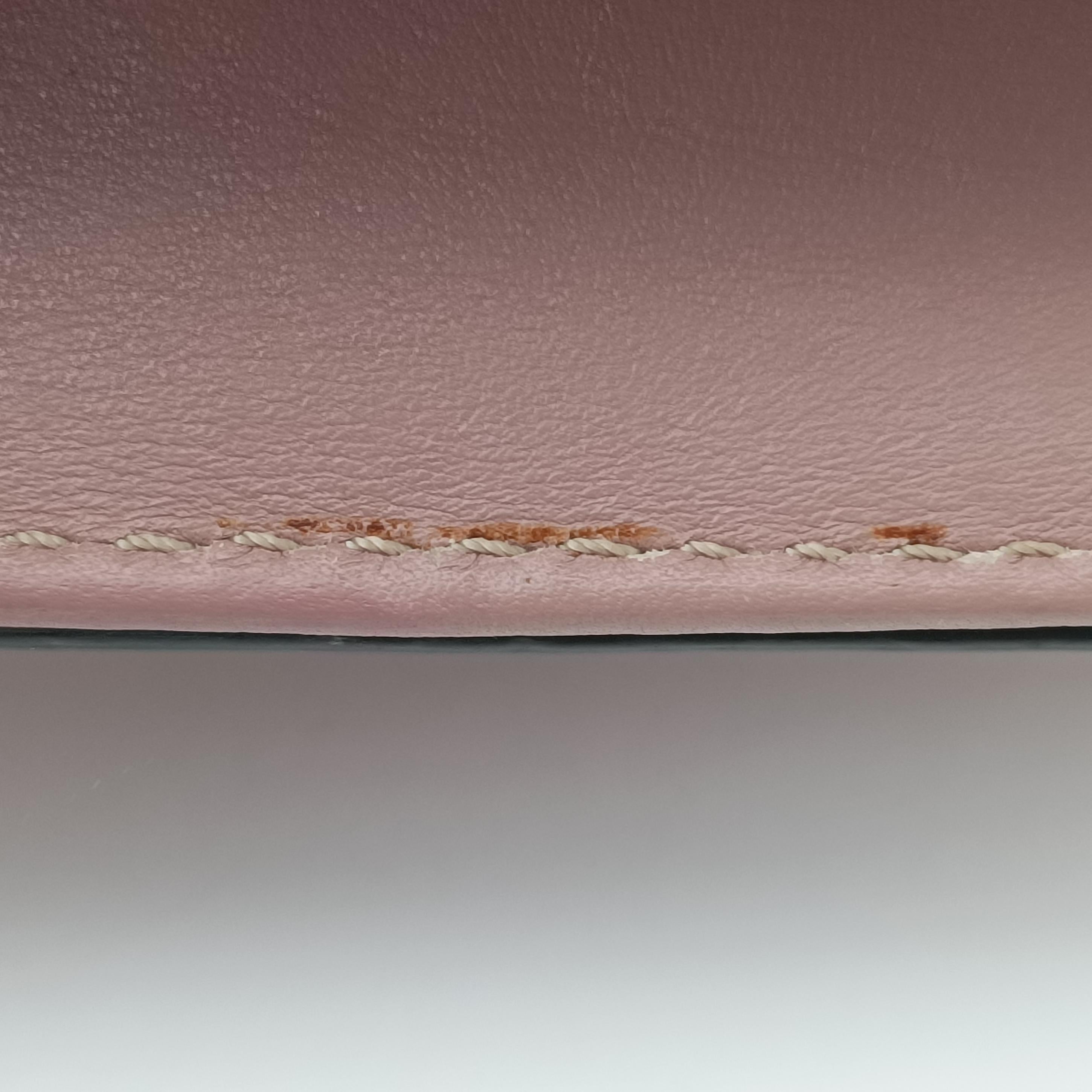 Pre-owned Valentino Rockstud Glam Lock Pink Leather  shoulderbag | stylenewstar