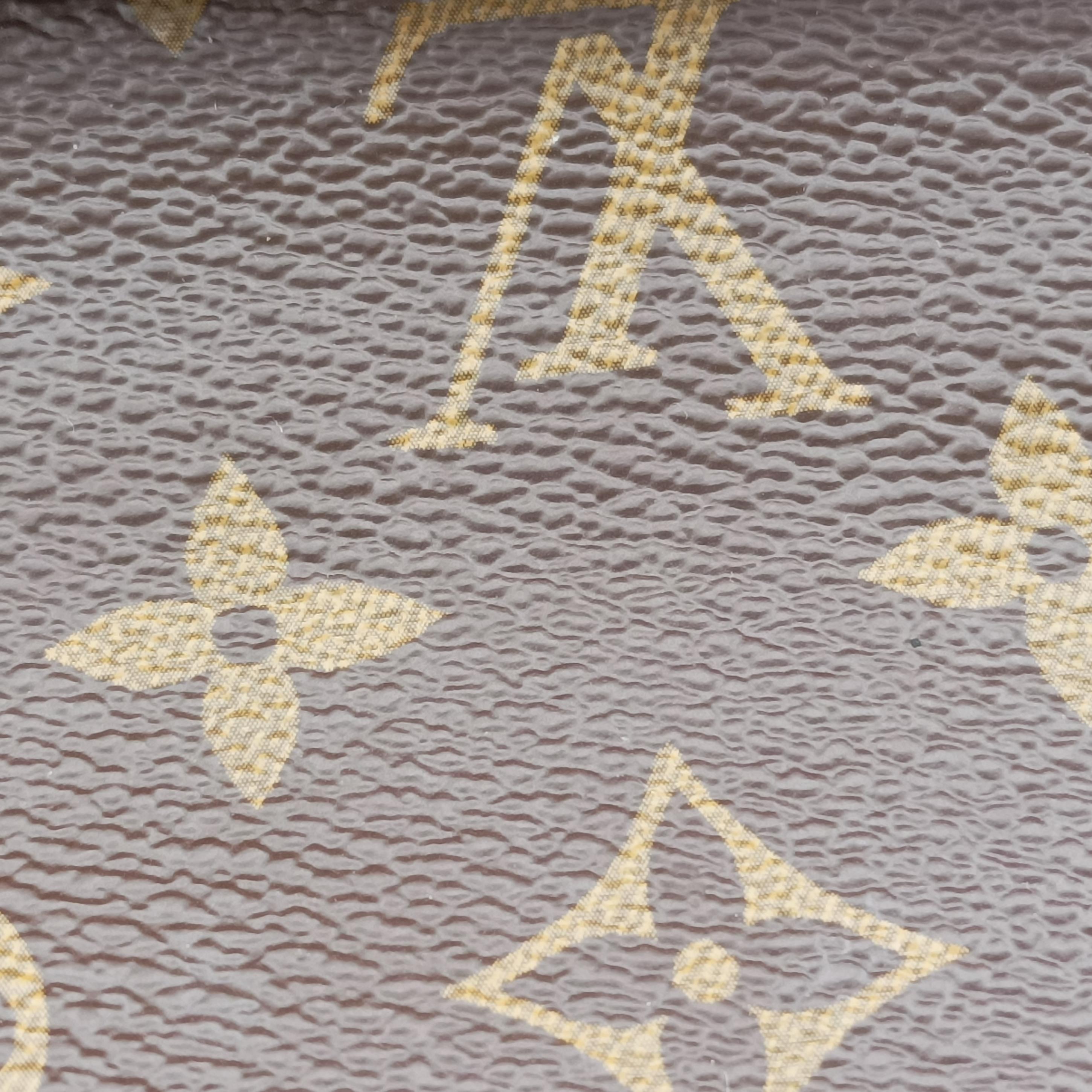 Pre-owned Louis Vuitton SAINT PLACIDE brown×CERISE Monogram Canvas×calf leather M43713 shoulderbag | stylenewstar