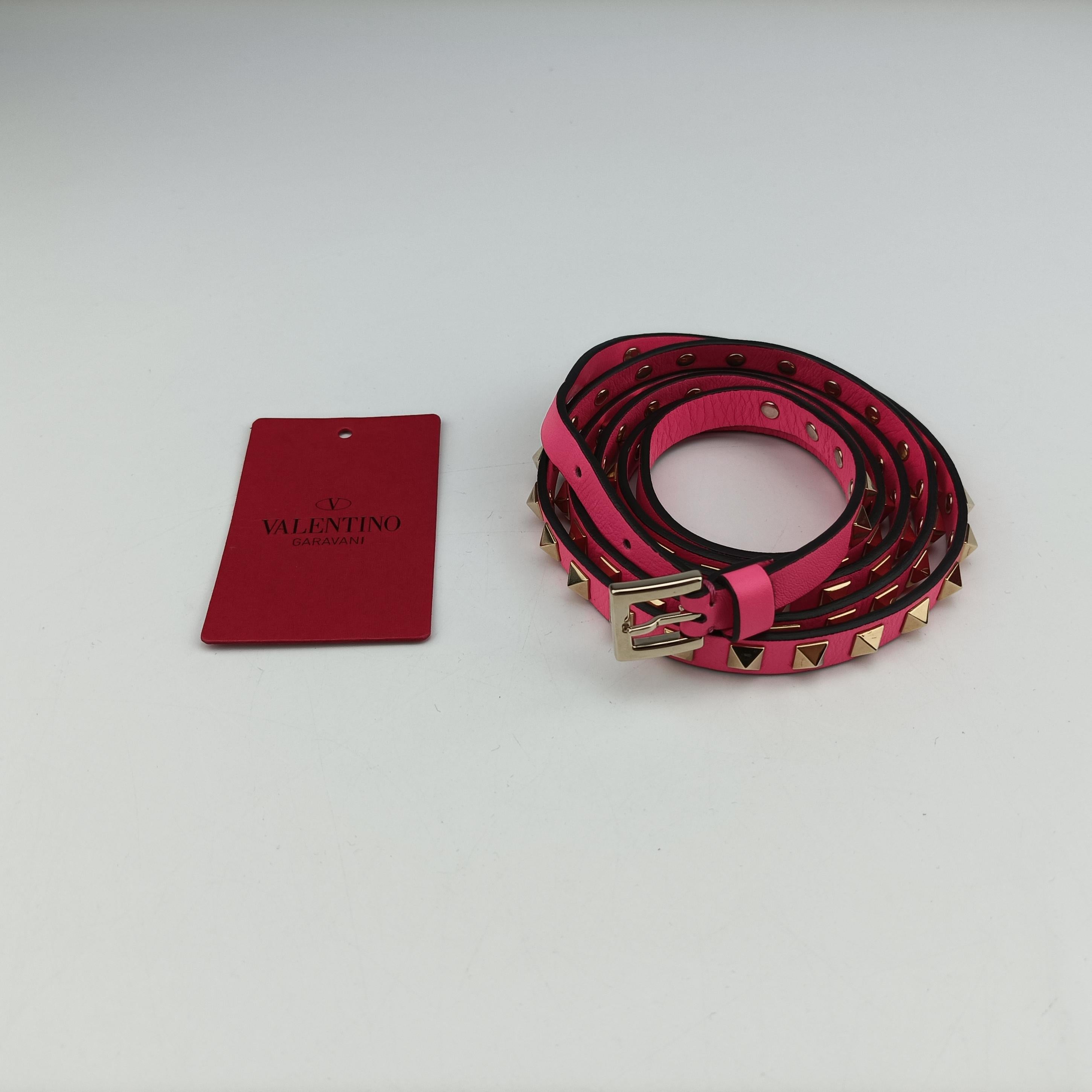 Pre-owned Valentino Rockstud Rose Leather  shoulderbag | stylenewstar