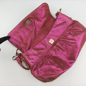 Pre-owned Fendi Chef Pink Leather 8BR353 shoulderbag | stylenewstar