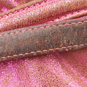 Pre-owned Fendi Chef Pink Leather 8BR353 shoulderbag | stylenewstar