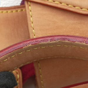 Pre-owned Louis Vuitton URSULA white Monogram Multicolor M40123 handbag | stylenewstar